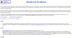 Desktop Screenshot of medievalscotland.org