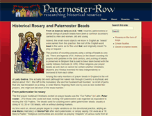 Tablet Screenshot of paternoster-row.medievalscotland.org